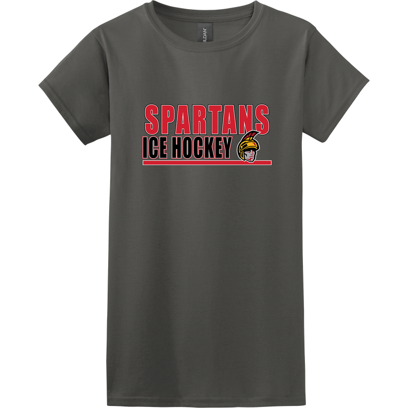 Seacoast Spartans (Ice Hockey) Softstyle Ladies' T-Shirt