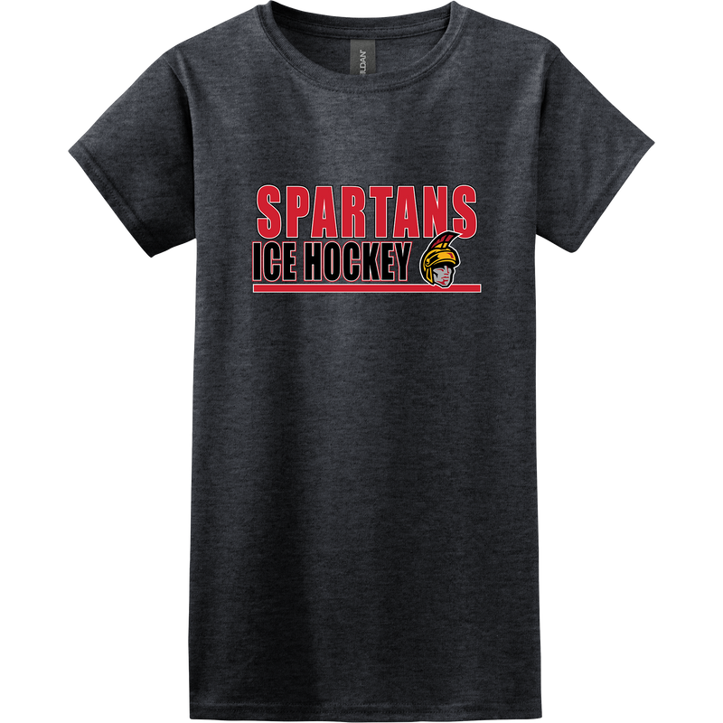 Seacoast Spartans (Ice Hockey) Softstyle Ladies' T-Shirt