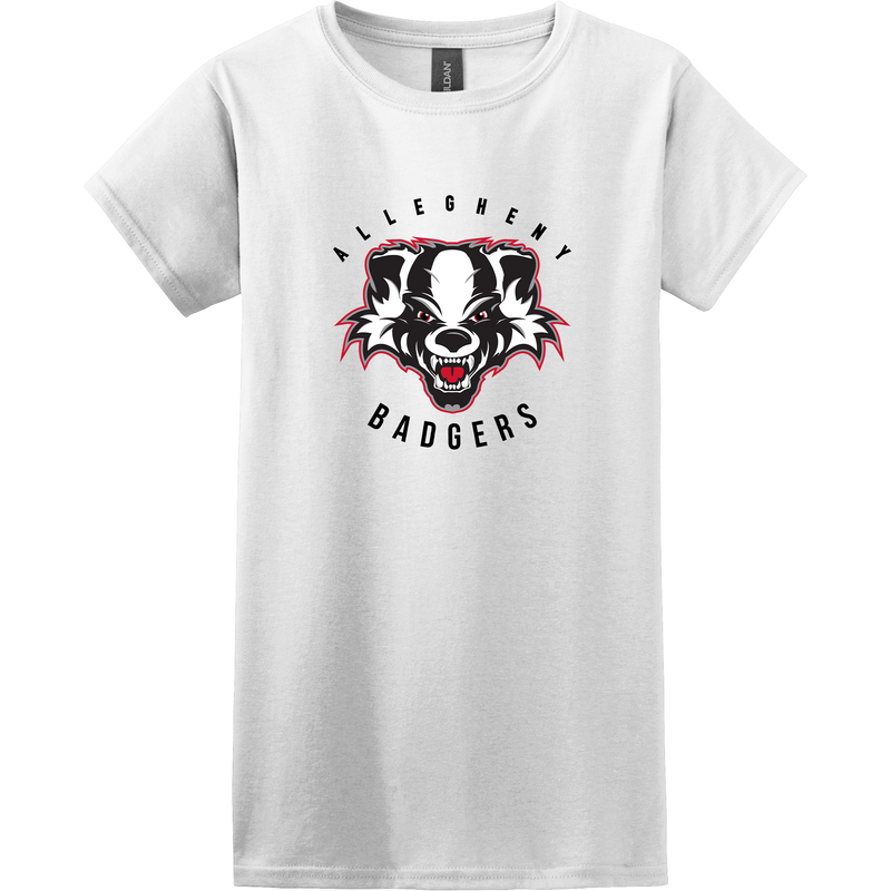 Scary Badgers Softstyle Ladies' T-Shirt