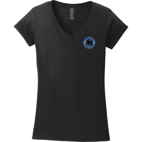 Black Bear National Academy Softstyle Ladies Fit V-Neck T-Shirt