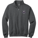 Lady Badgers NuBlend 1/4-Zip Cadet Collar Sweatshirt