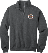 Biggby Bobcats NuBlend 1/4-Zip Cadet Collar Sweatshirt