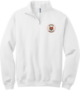 Biggby Bobcats NuBlend 1/4-Zip Cadet Collar Sweatshirt