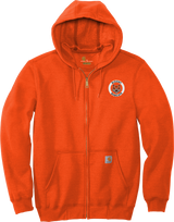 Biggby Bobcats Carhartt Midweight Hooded Zip-Front Sweatshirt