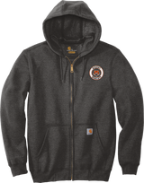 Biggby Bobcats Carhartt Midweight Hooded Zip-Front Sweatshirt