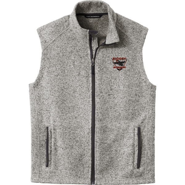 Biggby Bombers Sweater Fleece Vest