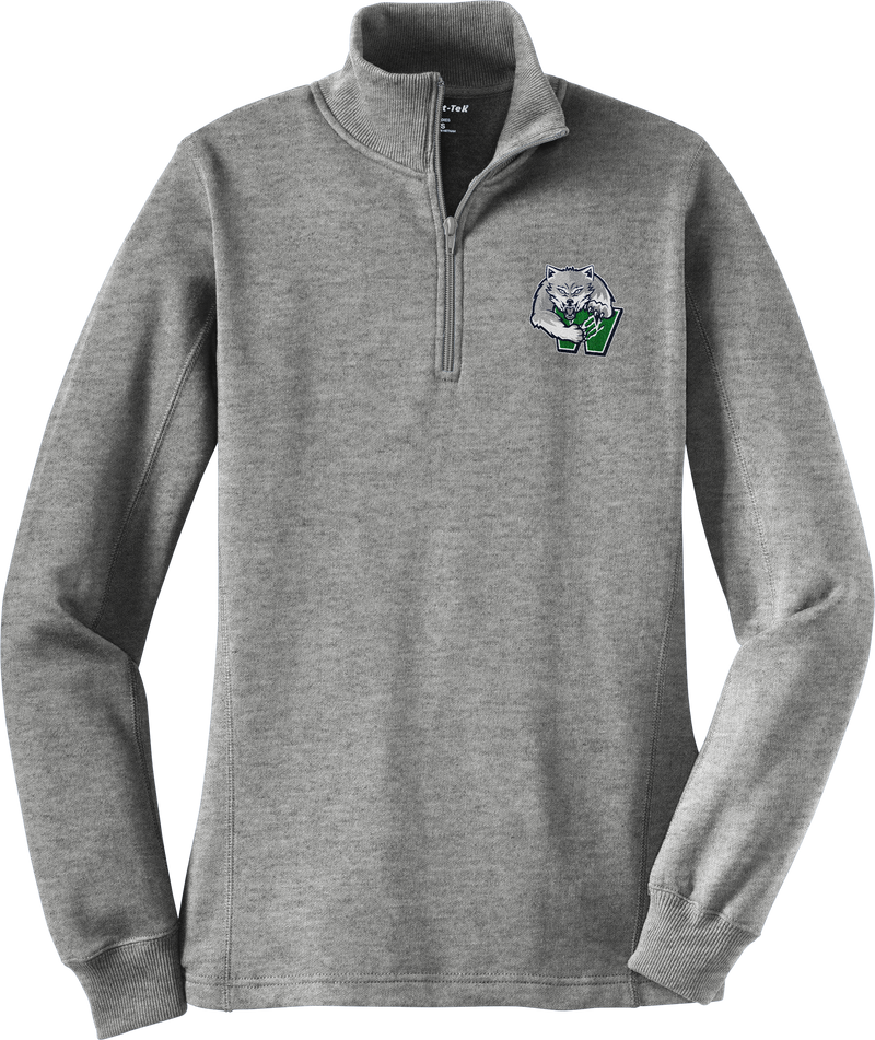 Woodbridge Wolfpack Ladies 1/4-Zip Sweatshirt