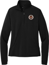 Biggby Bobcats Ladies Sport-Wick Stretch 1/4-Zip Pullover