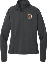 Biggby Bobcats Ladies Sport-Wick Stretch 1/4-Zip Pullover