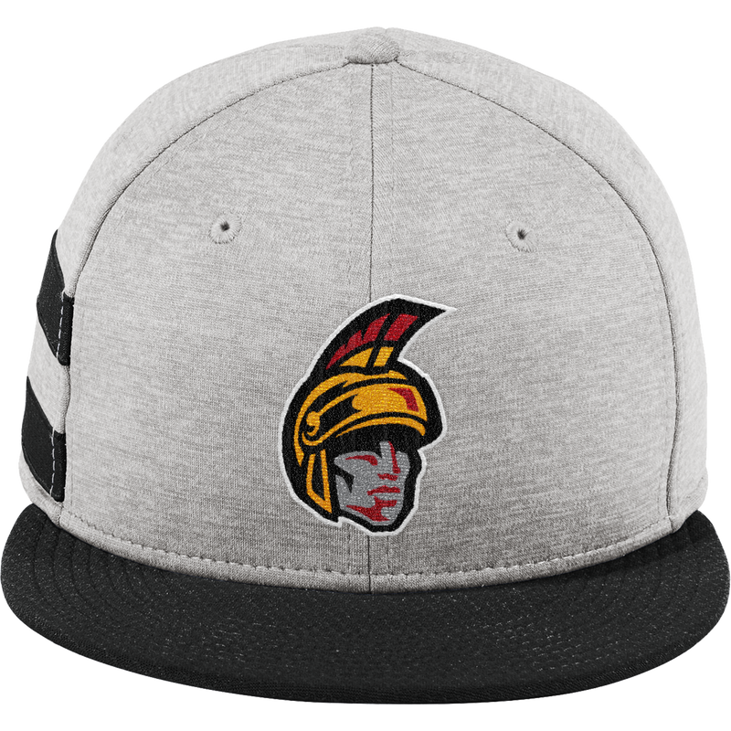 Seacoast Spartans (Ice Hockey) New Era Shadow Heather Striped Flat Bill Snapback Cap