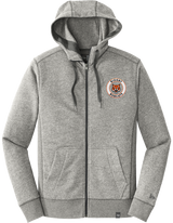 Biggby Bobcats New Era French Terry Full-Zip Hoodie