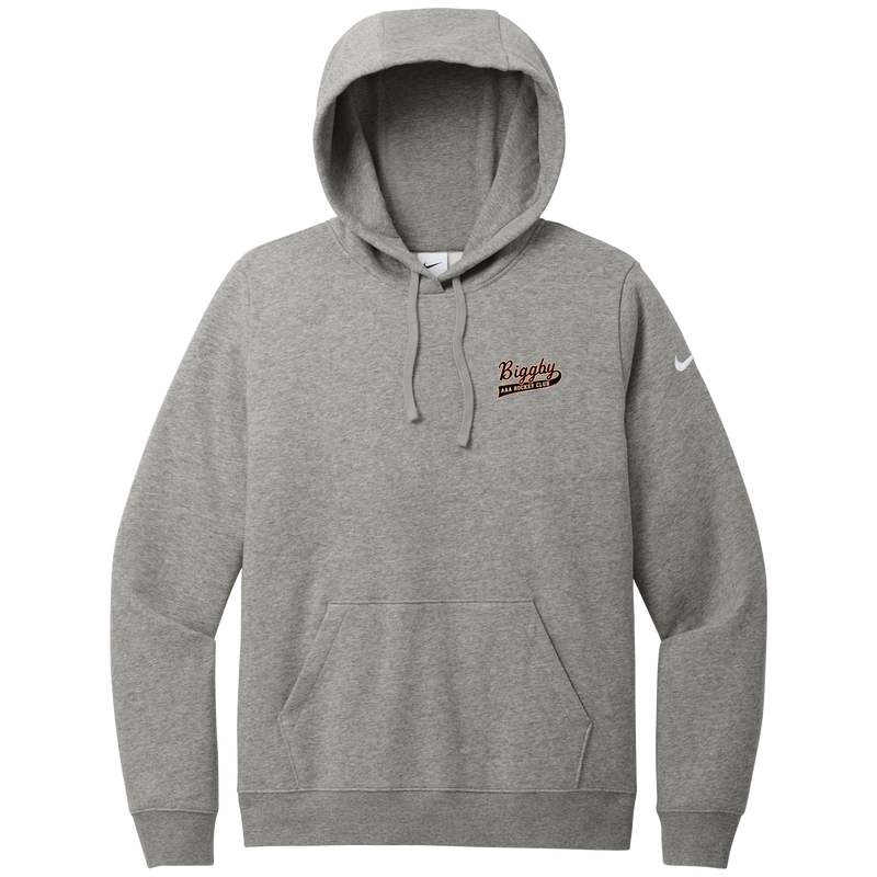 Biggby Coffee AAA Nike Women's Club Fleece Sleeve Swoosh Pullover Hoodie