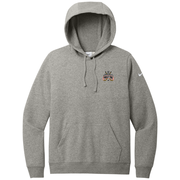 Philly Fire Nike Women's Club Fleece Sleeve Swoosh Pullover Hoodie