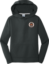 Biggby Bobcats Youth Performance Fleece Pullover Hooded Sweatshirt