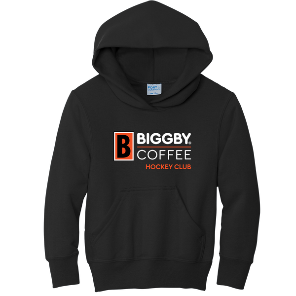 Biggby Hockey Club Youth Core Fleece Pullover Hooded Sweatshirt