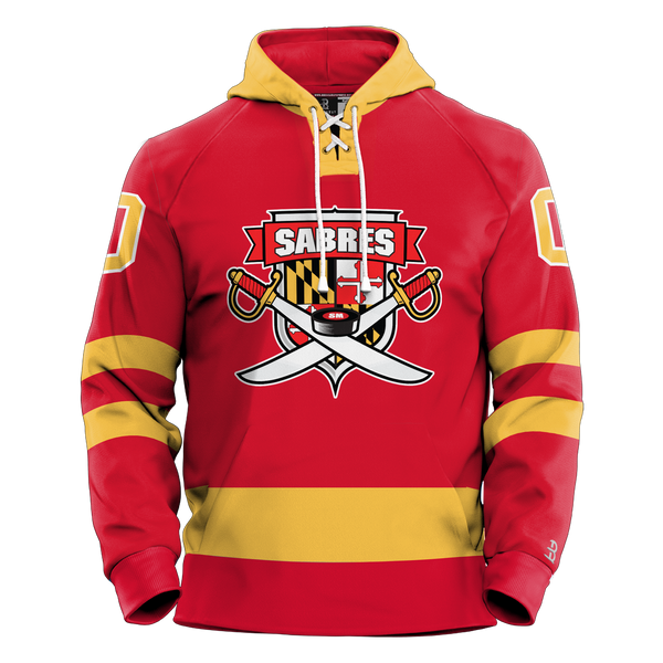 SOMD Sabres Youth Sublimated Retro Hoodie