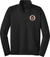 Biggby Bobcats Sport-Wick Stretch 1/4-Zip Pullover